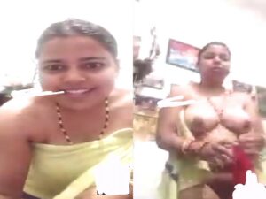 cheating bubbly wife naked video making