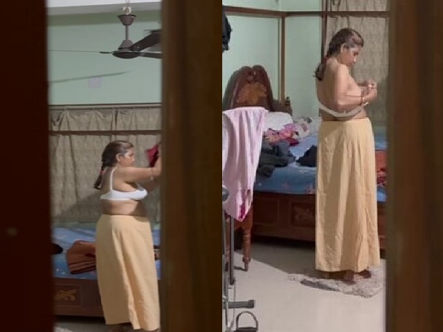 mom wearing bra caught by horny son viral
