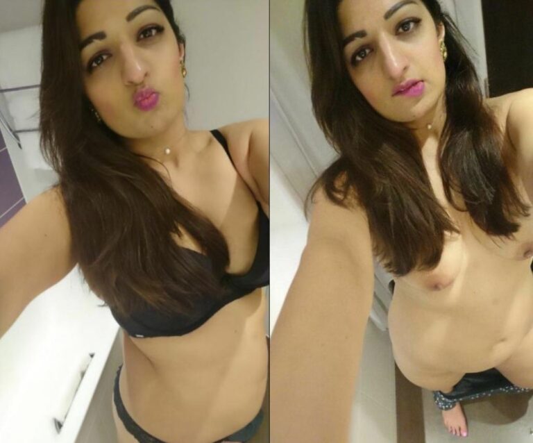 Hot dubai girl posing naked in front of camera