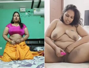 big boobs aunty dildoing and giving blowjob to