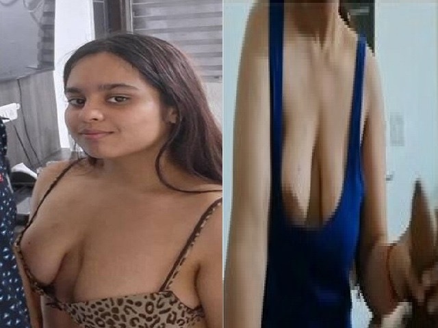 boob slip with blowjob of horny desi