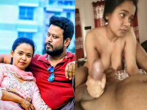 Bengali wife boob press during handjob to