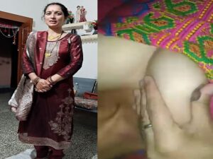 Himachal bhabhi boobs press and sucking by
