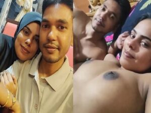 beautiful Bengali girl boob press and pussy