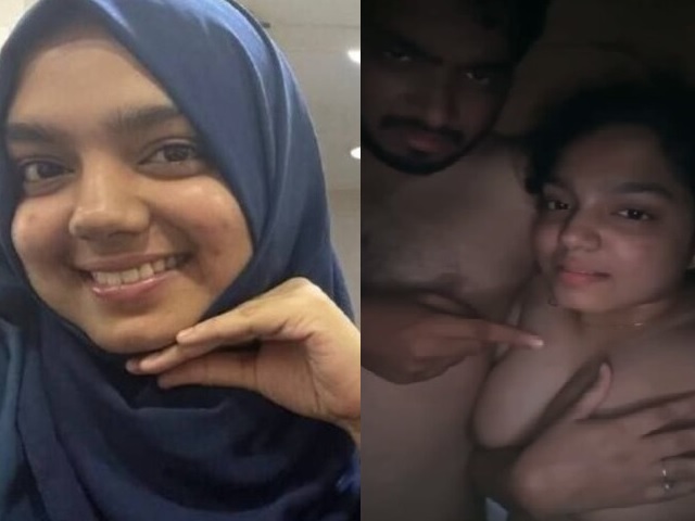 beautiful mallu hijab romance with boyfriend viral
