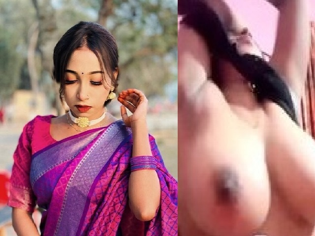big boobs Bengali TikToker nude on video call