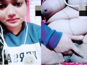 chubby girlfriend black pussy fingering on video