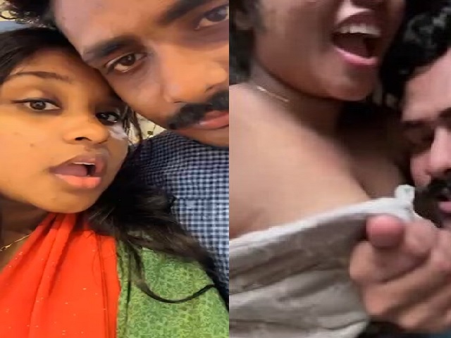 mallu boob slip girl in blanket having romance with