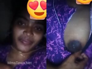 mallu girl shows boob on a video call to