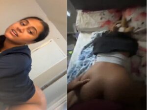 tight ass Indian girlfriend doggy sex after