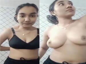 virgin girl strips bra and panty to go nude viral
