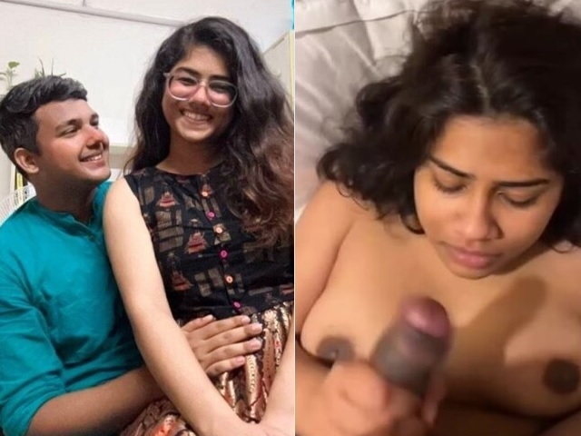 Indian wife on honeymoon gives blowjob to