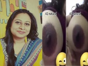 big round boobs aunty topless on Bengali viral video