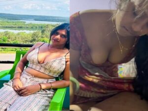 cleavage shown in blouse by horny wife during