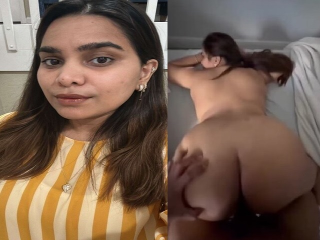 huge ass Indian girlfriend nude doggy fucking