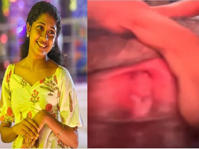 naughty Tamil girl kissing and fucking her