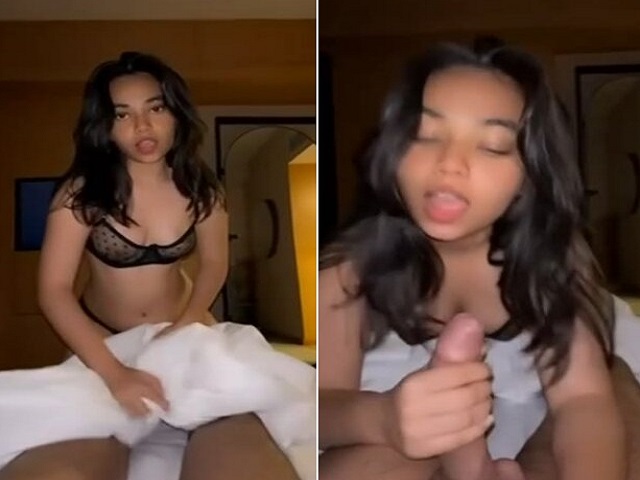 sexy ass escort girl blowjob to client viral