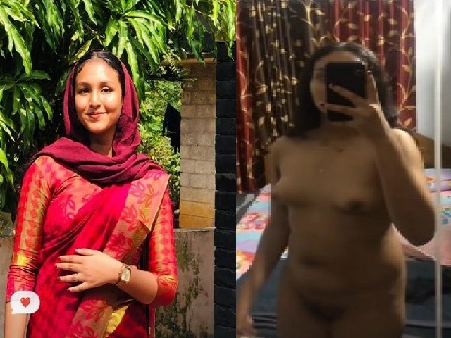 young Muslim mallu girl showing small boobs and nude