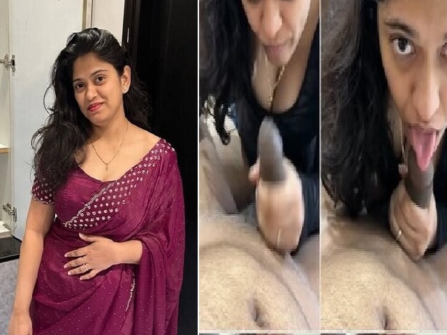 cheating Telugu MILF sucks lover dick viral scandal