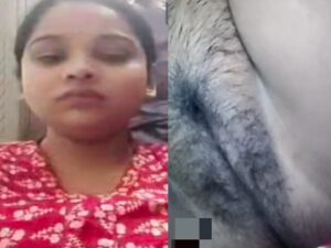 innocent girl showing boobs and pussy on video